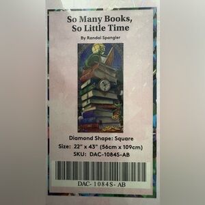 Diamond Art Club Randal Spangler 'So Many Books, So Little Time'